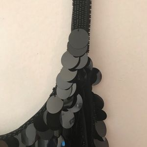 A.J. Bari Vintage large Sequin cocktail dress